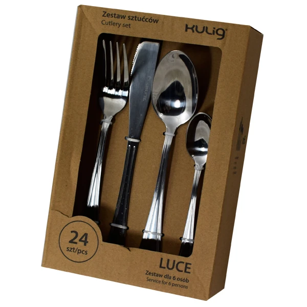 KULIG-KPL. SZTUĆCÓW 24-SZT. LUCE SILVER 0534