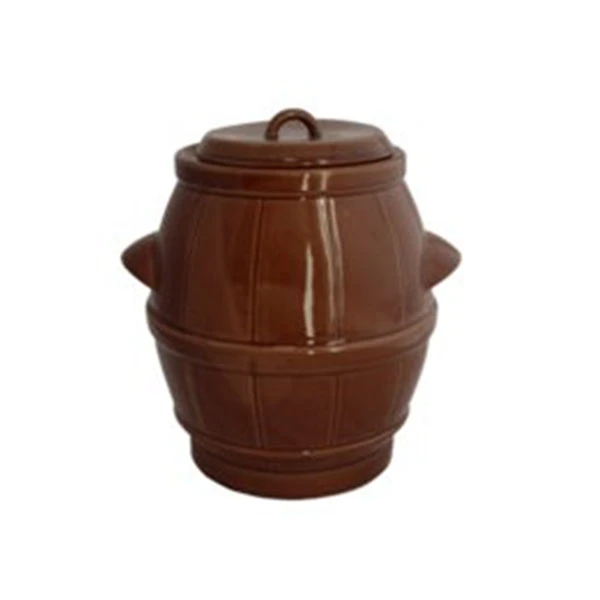 CH-BECZKA CERAMICZNA 5L BRĄZ 3064