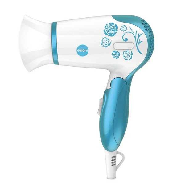 Suszarka do włosów mała podróżna niebieska Eldom HT82N smil