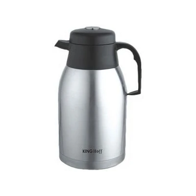 TERMOS NA KAWĘ HERBATĘ DZBANEK TERMICZNY Z KUBKIEM KOREK WCISK 2L