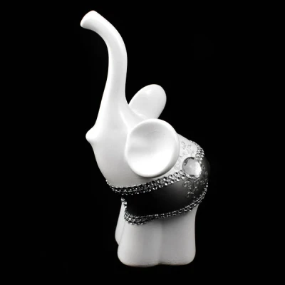 CER-SŁOŃ PLASTUŚ MAŁY *DECOR PASEK BIAŁY* C-556P