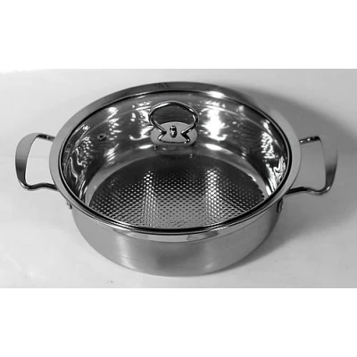 SALIX-RONDEL DO SMAŻENIA RYFLOWANY 24CM *PROFI*