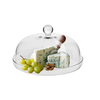 KR-TALERZ SZKLANY+KLOSZ 0718