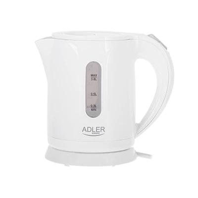 ADLER-CZAJNIK 0,8L AD1371W BIAŁY 850W