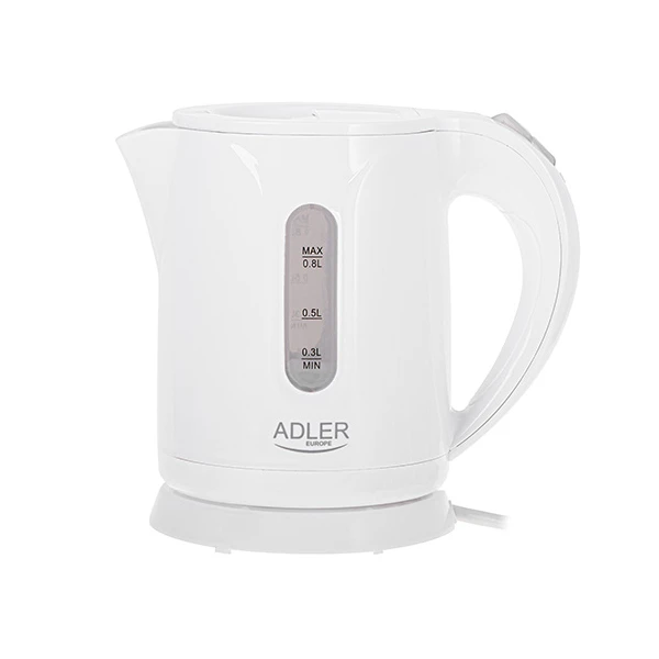 ADLER-CZAJNIK 0,8L AD1371W BIAŁY 850W