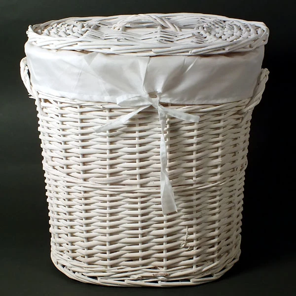 MON-KOSZ WIKLINOWY OWALNY BIAŁY DUŻY 1043/1074