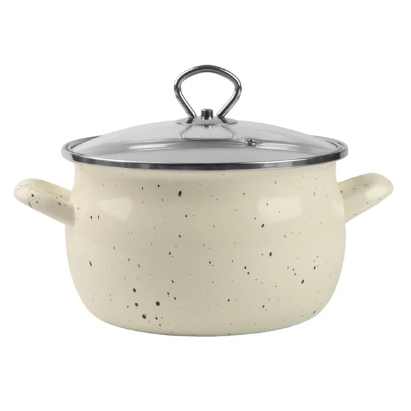 RYB-GARNEK EMALIOWANY OKUWANY 20 Z/P 4L KREMOWY HELENA