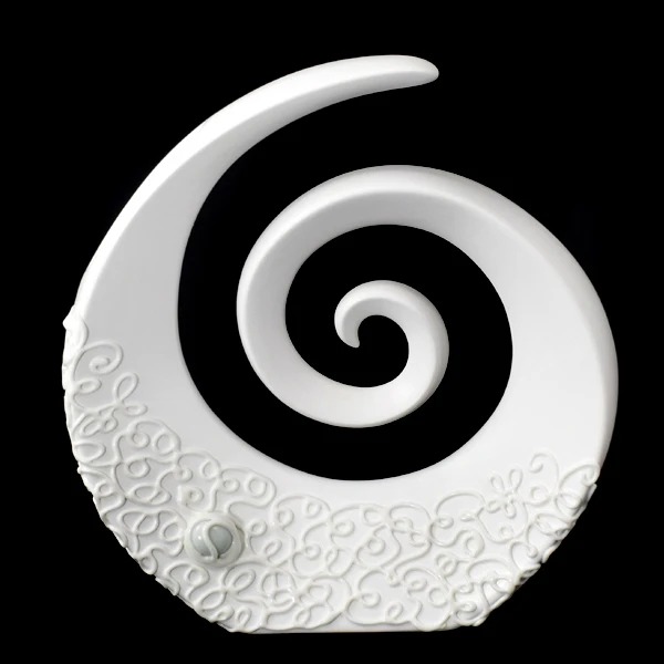 CER-STROIK SPIRALA DUŻA *DEKOR BIALY* C-231DB