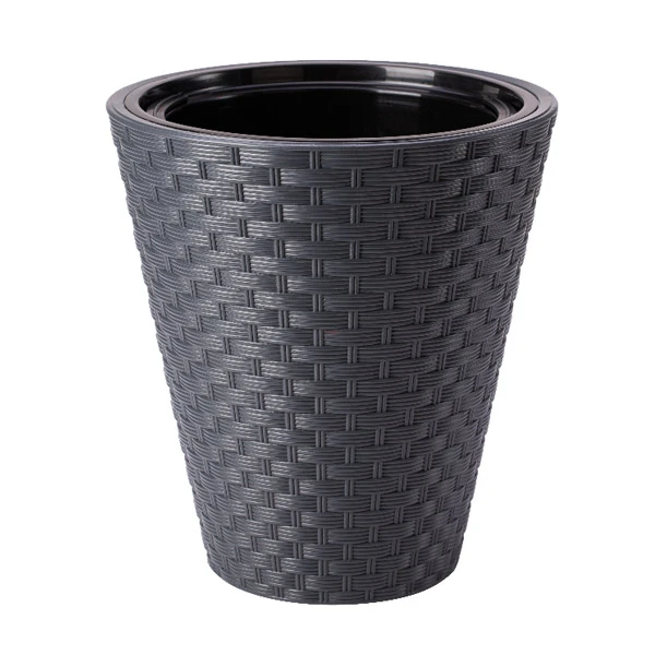 DONICA RATTANA OKRĄGŁA 40 ANTRACYT + WKŁAD