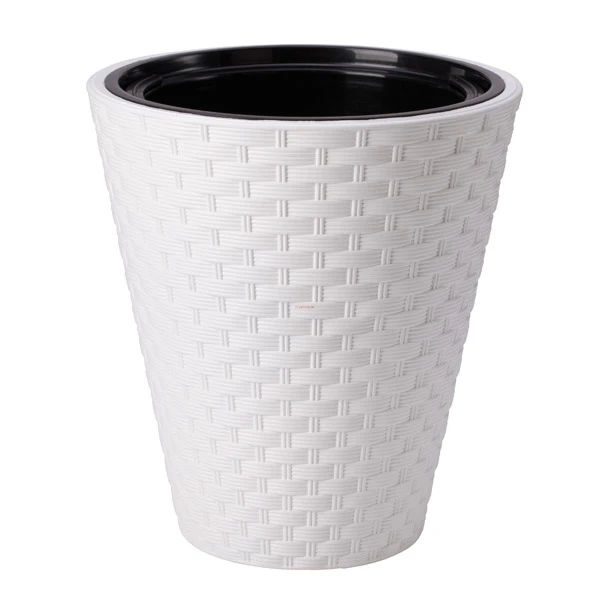 DONICA RATTANA OKRĄGŁA 40 BIAŁY + WKŁAD