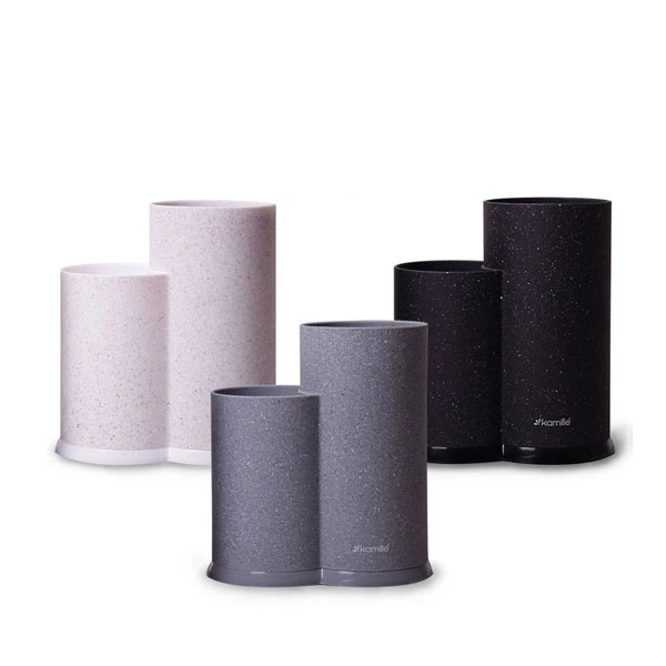 STOJAK DO NOŻY I AKCESORJI KUCHENNYCH PODWÓJNY 7607