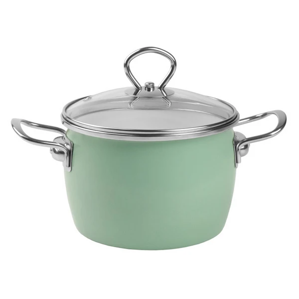 RYB-GARNEK EMALIOWANY OKUWANY 16 Z/P 2,3L ZIELONY  MARYNA