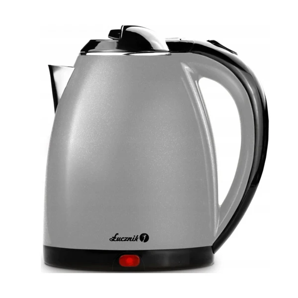 CZAJNIK ELEKTRYCZNY BEZPRZEWODOWY ŁUCZNIK WK180 PLUS MOCNY 1800W 1,8L SZARY