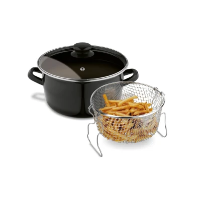 TAD-GARNEK DO FRYTEK 22CM Z SITKIEM