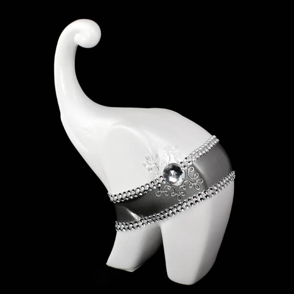 CER-SŁOŃ MODERN GRUBY MAŁY *DEKOR PASEK-BIAŁY* C-341P