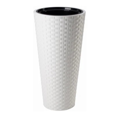 DONICA *RATTANA SLIM* OKRĄGŁA 30 BIAŁY + WKŁAD