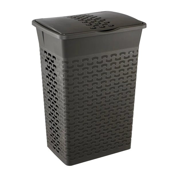 BRANQ- KOSZ NA BIELIZNĘ *COTTON* 55L 1413 SZARY