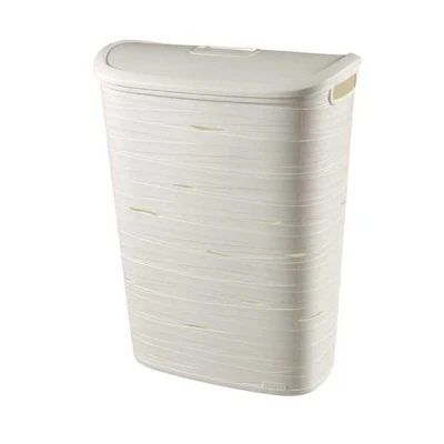 KOSZ NA BIELIZNĘ *RIBBON* BIAŁY 49L 222951