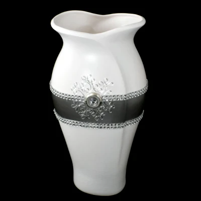 CER-WAZON TULIPAN WYSOKI *DEOR PASEK-BIAŁY* C-515P