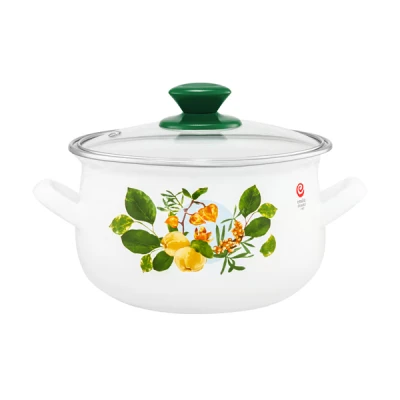 DAJ-GARNEK EMALIOWANY Z/P PYZA 20CM PIGWA 35052