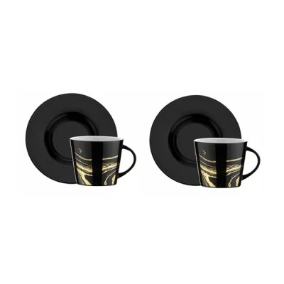 KPL. 2-FILIŻANEK + SPODKI 200ML TOLEDO 15010106R12