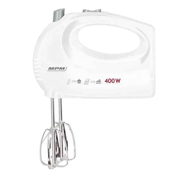 MIKSER RĘCZNY MPM MMR-25 MOCNY 400W BIAŁY DO UBIJANIA DO MIESZANIA