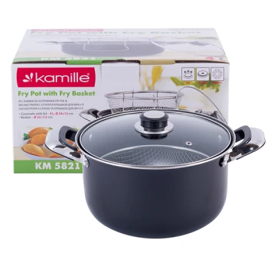 GARNEK DO FRYTEK 4L Z POWŁOKĄ 5821