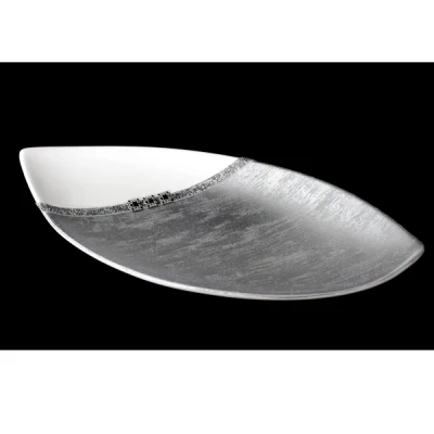 CER-PODSTAWKA STROIK ŁÓDKA DUŻA *DEKOR AKSAMIT* C-260AK