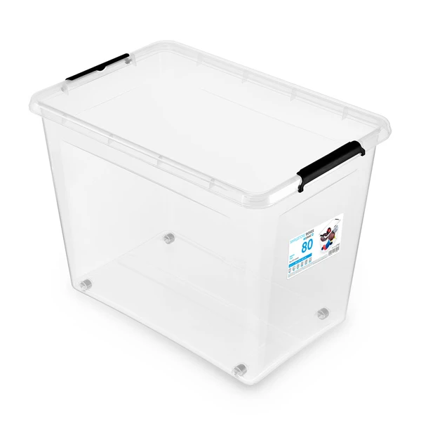 POJEMNIK *SIMPLE BOX* NA KÓŁKACH 80L Z/P 1742