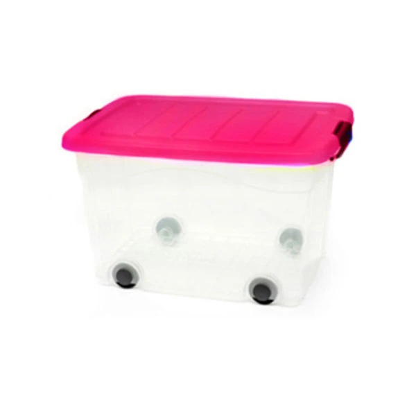 KON-POJEMNIK ROLLER BOX 60L *POKRYWA RÓZOWA* 8997.2