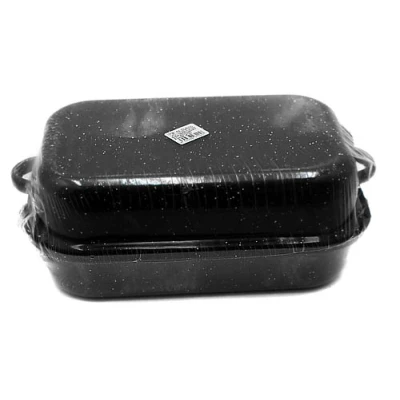 ELO-GĘSIARKA EMALIOWANA PROSTOKĄTNA 36CM