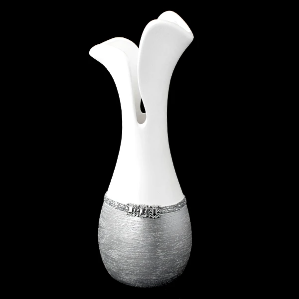 CER-WAZON TULIPAN SMUKŁY DUŻY *DEKOR AKSAMIT* C-523AK