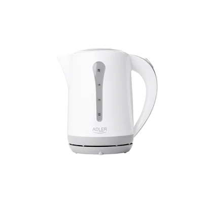 CZAJNIK ELEKTRYCZNY BEZPRZEWODOWY PLASTIKOWY 2,5L DUŻY BIAŁY