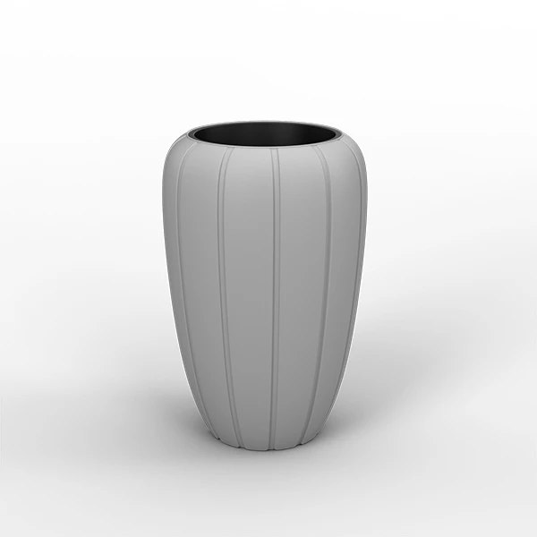 LAM-DONICZKA * GAJA ŚREDNIA* fi400 h600 SZARA + WKŁAD FI28