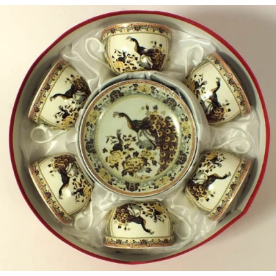 MMG-KPL. FILIŻANEK 6+6 PAWIE PK12