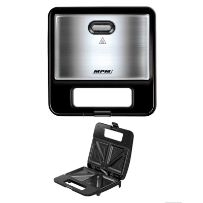 OPIEKACZ DO KANAPEK TOSTER MPM MOP-48M 750W TOSTY SANDWICH MOCNY SREBRNY