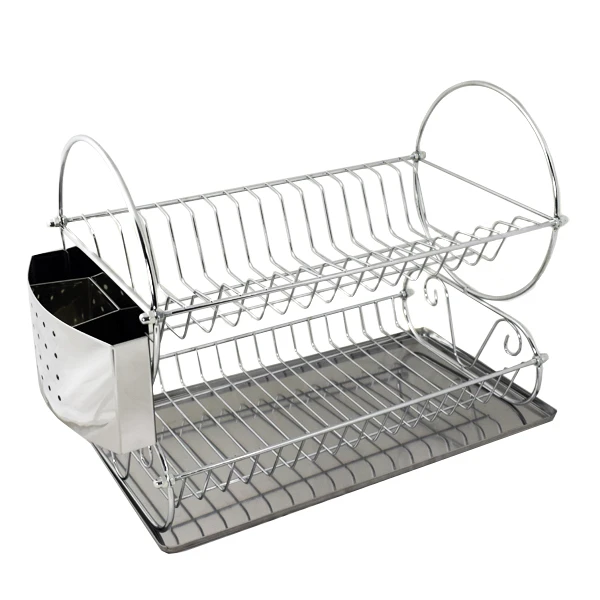 MX0082-SUSZARKA DO NACZYŃ 2-POZ. Z METALOWĄ PODSTAWĄ