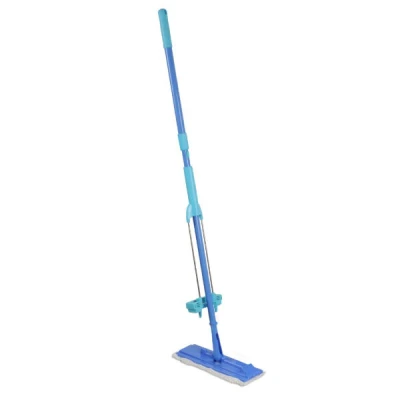 SPON-MOP PŁASKI Z AUTOMATEM DO WYCISKANIA WODY QUICK MAX