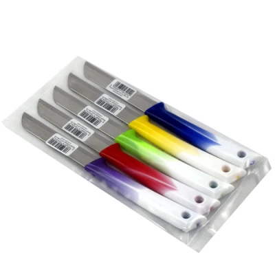 NOŻYK NÓŻ DO OWOCÓW WARZYW 9cm ZĄBKOWANY Z PIŁKĄ TRWAŁY JARZYNIAK