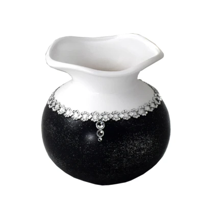 CER-WAZON GRUBY KWIAT MAŁY *DECOR BROKAT* C-667B