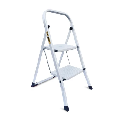 DRA-DRABINA STALOWA JEDNOSTRONNA *2* STOPNIOWA MINIFERO BIAŁA