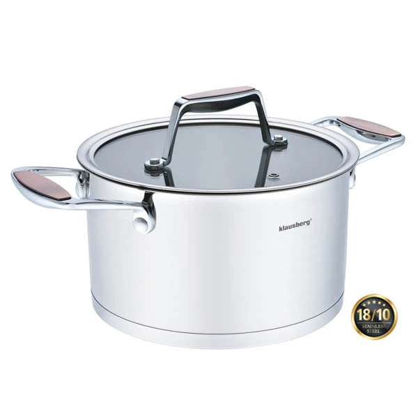 KB7226 GARNEK NIERDZEWNY Z POKRYWĄ 18CM 2,4L