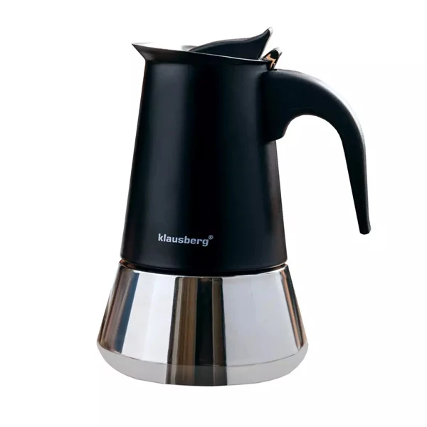 KAWIARKA STALOWA ZAPARZACZ DO KAWY MOKA ESPRESSO INDUKCJA GAZ 12 FILIŻANEK