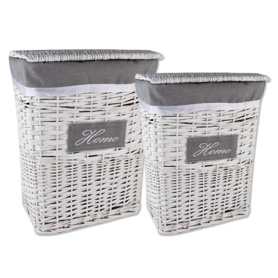 MON-KOSZ WIKLINOWY NA BIELIZNĘ BIAŁY 38X27X48 5156