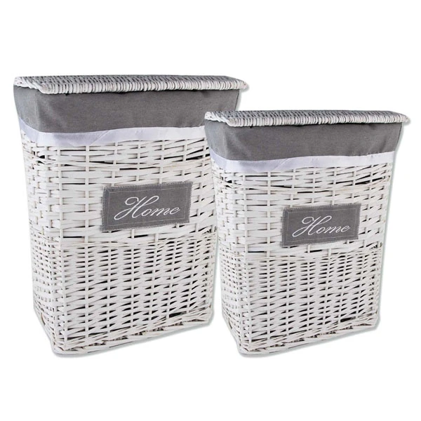 MON-KOSZ WIKLINOWY NA BIELIZNĘ BIAŁY 38X27X48 5156