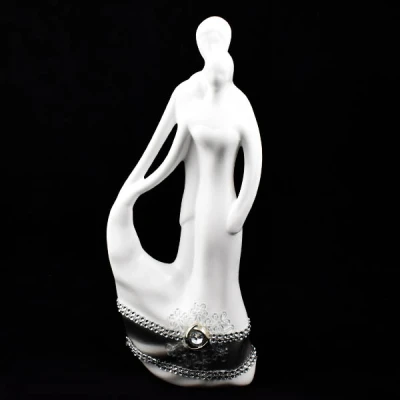 CER-AKT PARA ŚLUBNA *DEKOR PASEK-BIAŁY* C-771P