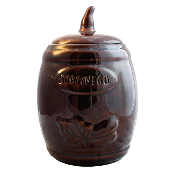 CH-BECZKA CERAMICZNA 3,5L NA OGÓRKI  BRĄZ 3200