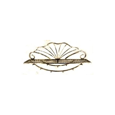 DĄSTAL-WIESZAK ŚCIENNY PÓŁOKRĄGŁY 10-0665