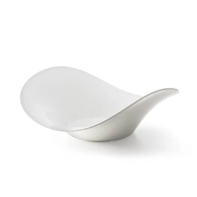 HENDI-MISKA Z MELAMINY W KSZTAŁCIE FALI - BIAŁA 355X355X123MM 561461