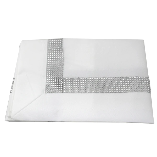 MESA-OBRUS *GLAMUR* BIAŁY 140X220 049